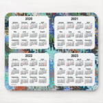 2020 2023 Crazy Quilt Holiday Calendar By Janz Mouse Pad Zazzle co nz