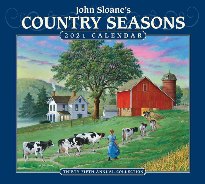 2021 John Sloane s Country Seasons Deluxe Wall Calendar By John Sloane 