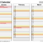 2023 Calendar Free Printable Word Templates Calendarpedia