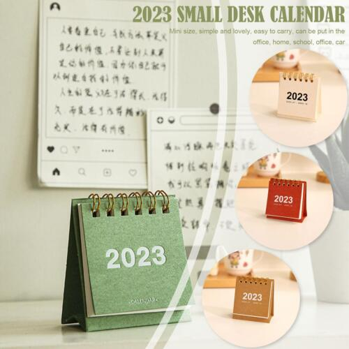2023 Retro Mini Calendar Creative Simple Planner Decoration Desk 