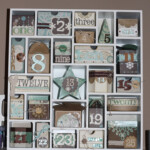 Advent Calendar From Silhouette Papers From Prima North Country
