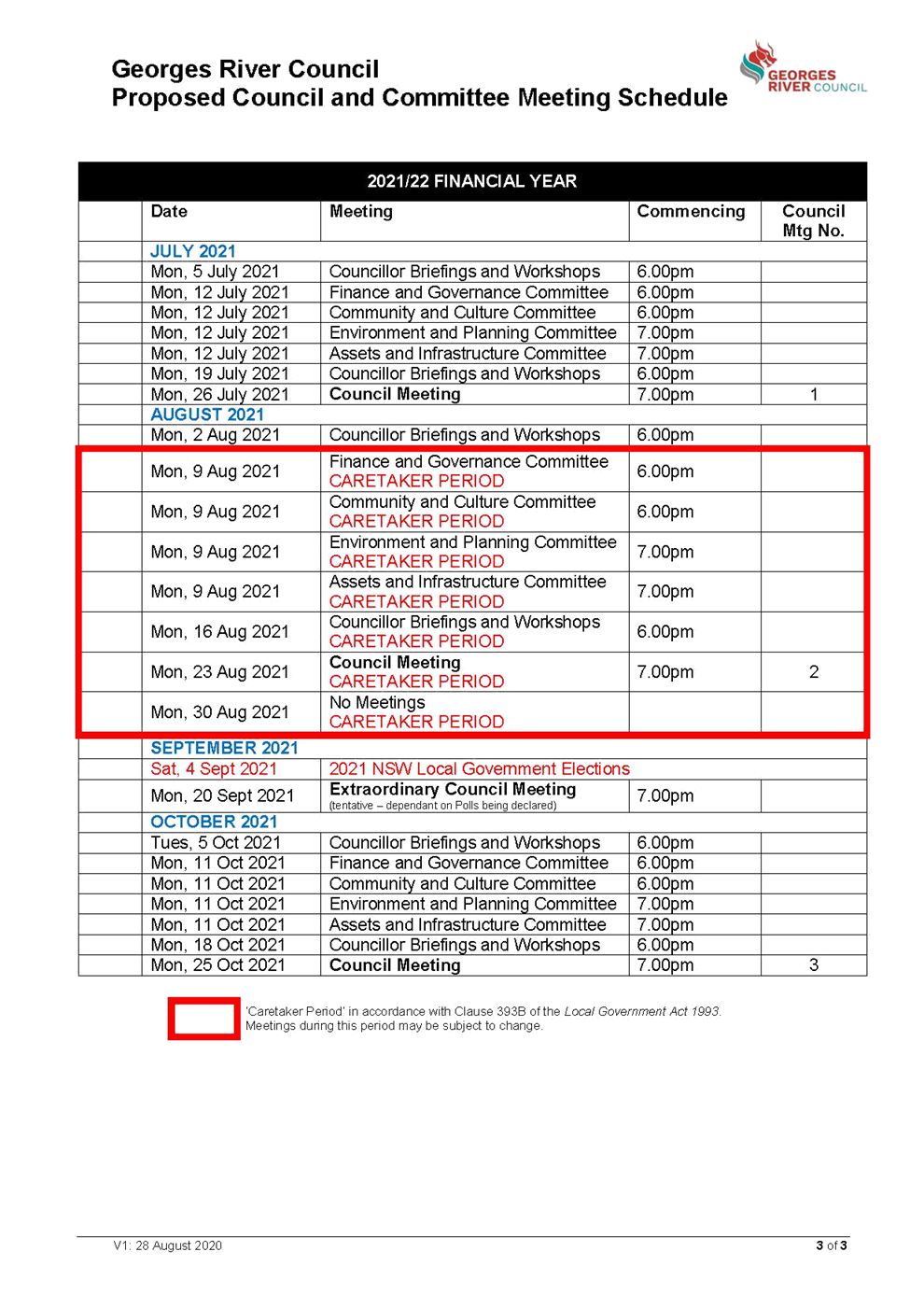 D20 Calendar 202122