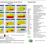 Calhoun County 2023 2022 Calendar April 2022 Calendar