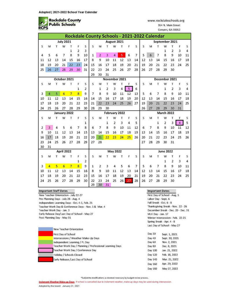 Cherokee County Ga School Calendar 2022 2023 Calendar 2022