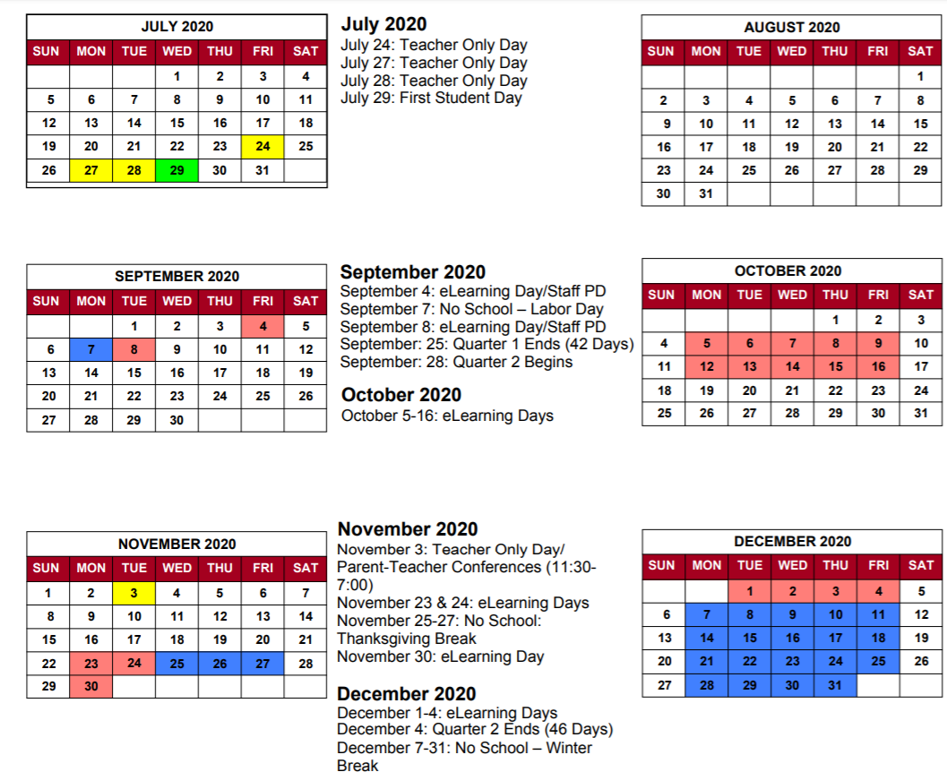 Clarke County School Calendar 2020 2021 Printable Calendars 2021