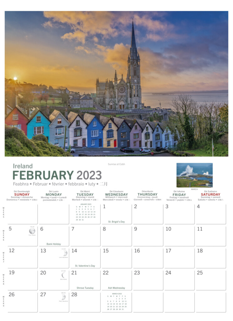 Cork A4 Calendar 2023 Bookstation