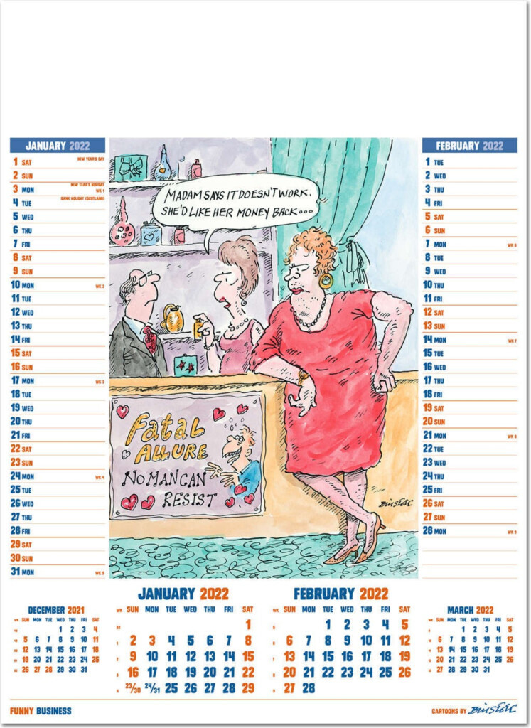 Funny Calendar 2022 January Calendar 2022