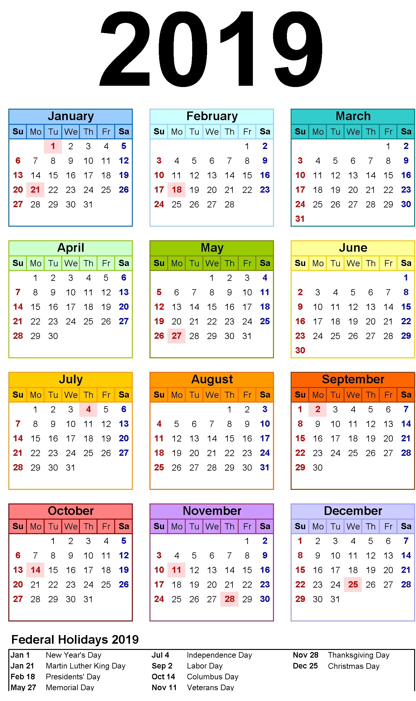 County Calendars