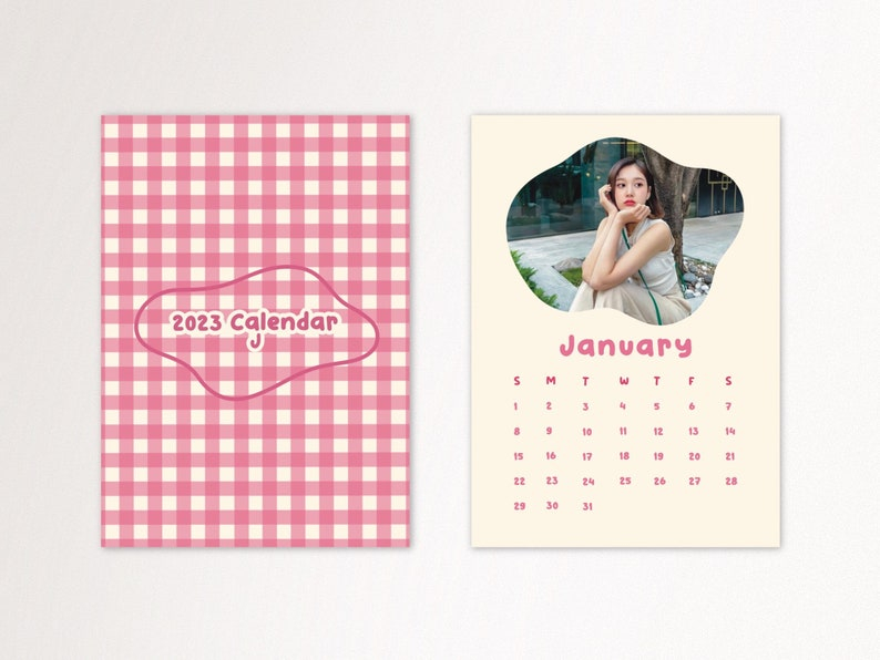 J 2023 Mini Wall Calendar Stayc Kpop Etsy Australia