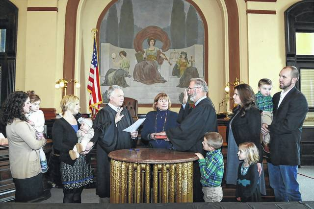 Judge Beathard Sworn In For Final Term The Record Herald