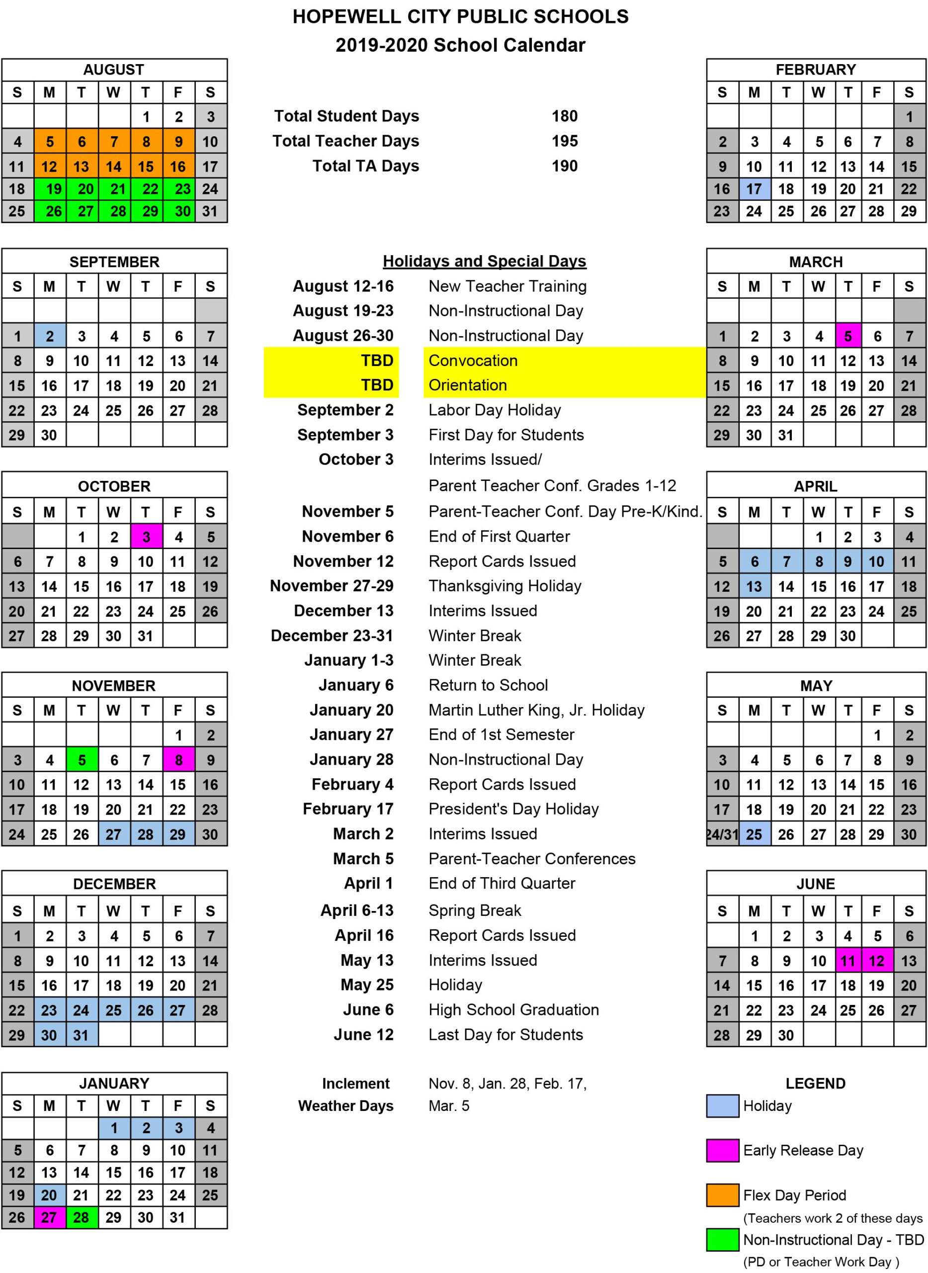 Moore County Schools Calendar 2023