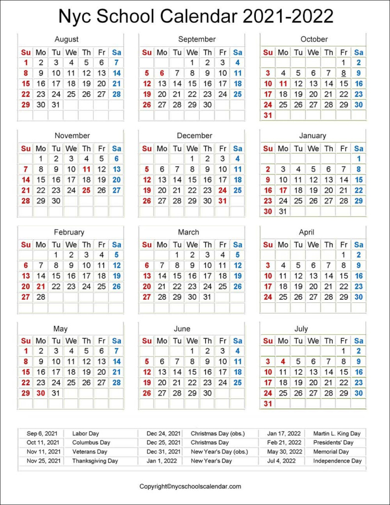 Nycdoe Calendar 2022 23 May Calendar 2022