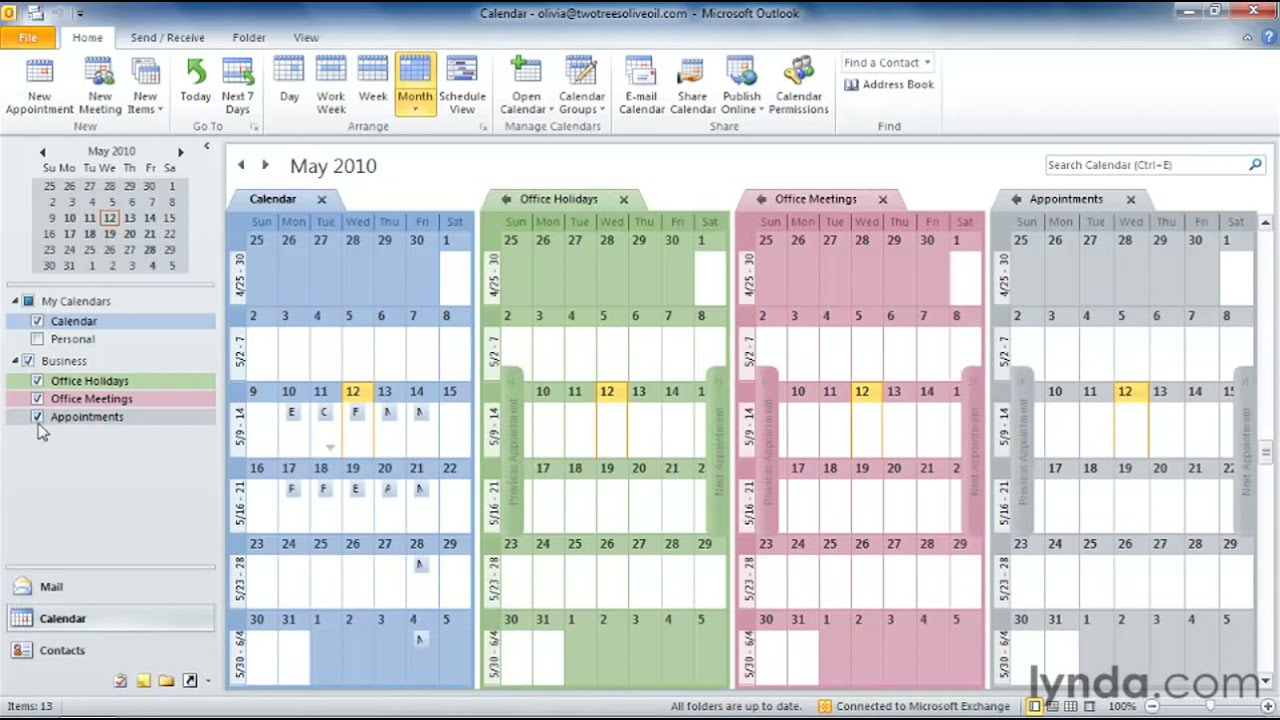 2 Calendars In Outlook CountyCalendars net