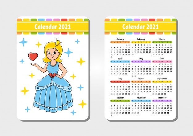 Pocketsize Calendar 2021 2022 Calendar