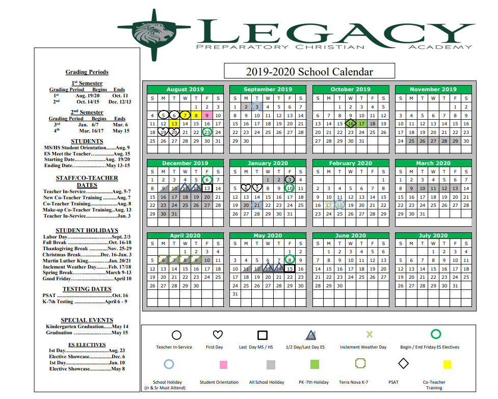 Valencia College Spring 2016 Calendar