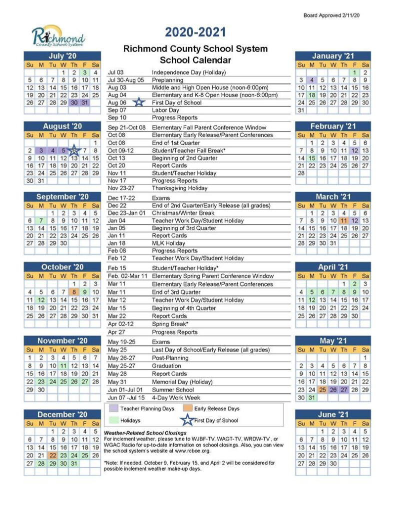 Walker County Ga School Calendar 2021 2022 Texas Map