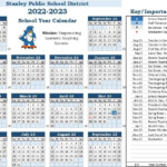 2022 2023 School Calendar Stanley Community Schools