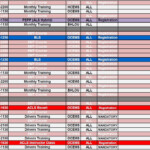 2022 Training Calendar Oldham County EMS