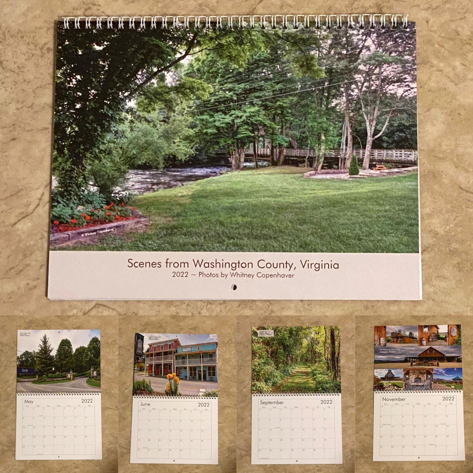 2022 Wall Calendar Scenes From Washington County Virginia Etsy