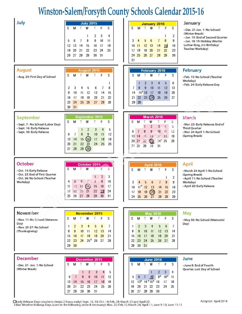 25 Fresh Forsyth County School Calendar 2018 19 Free Design