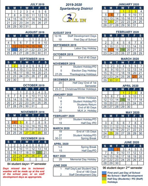 Article 2019 2020 Calendar