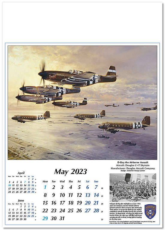 Aviation Art Taylor Robert Aviation Art Calendar 2023 Reach For The Sky