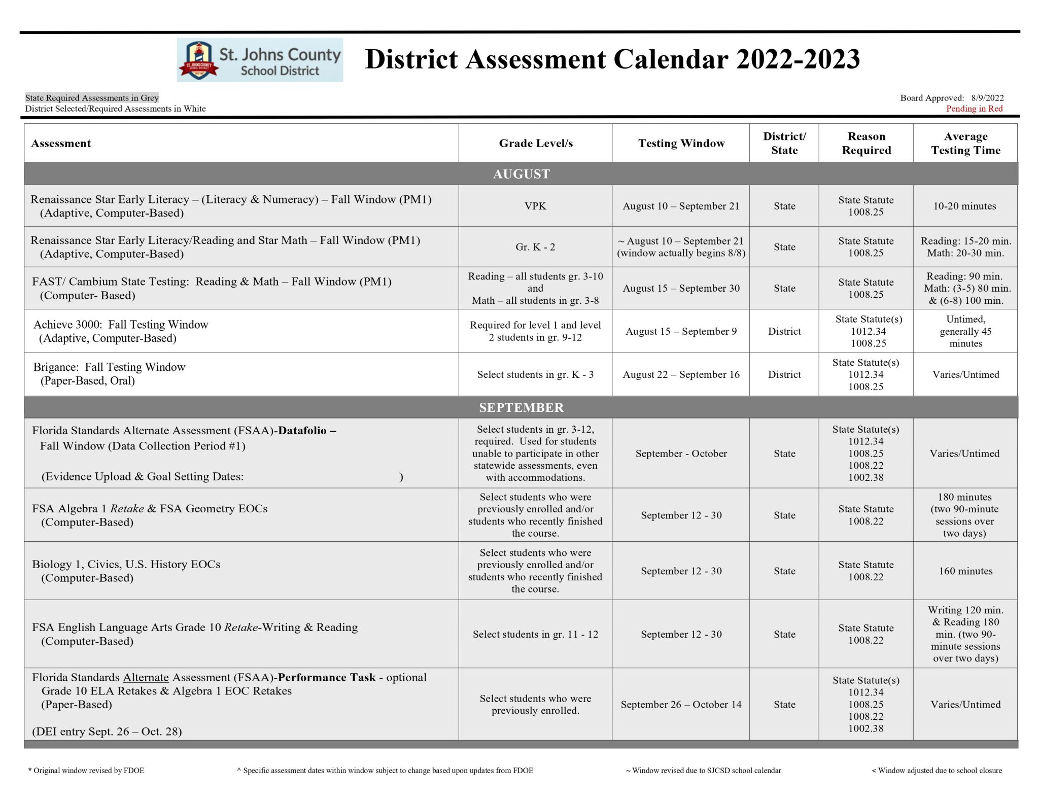 Sjcsd Calendar