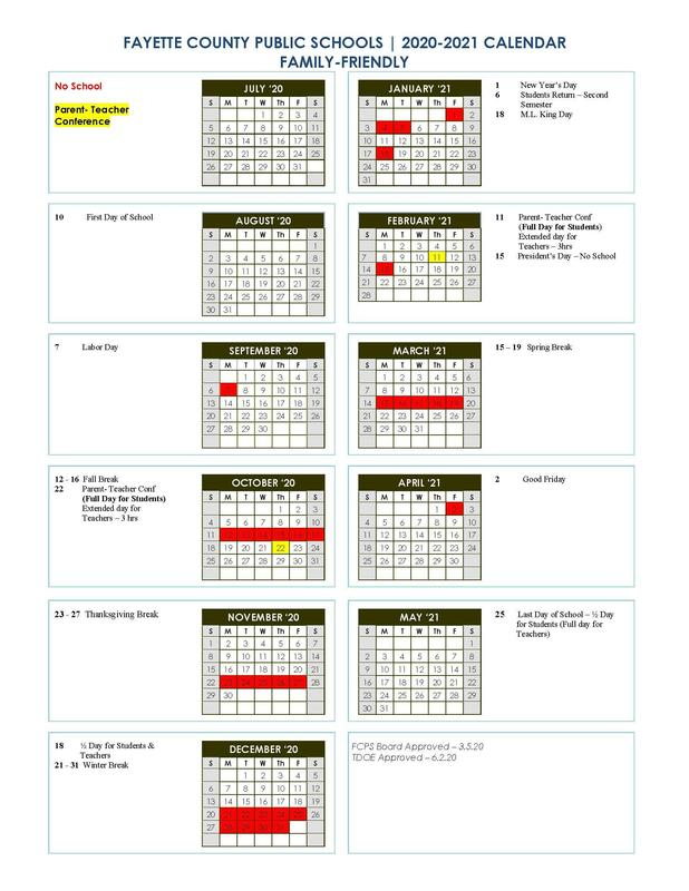 Fcps Employee Calendar