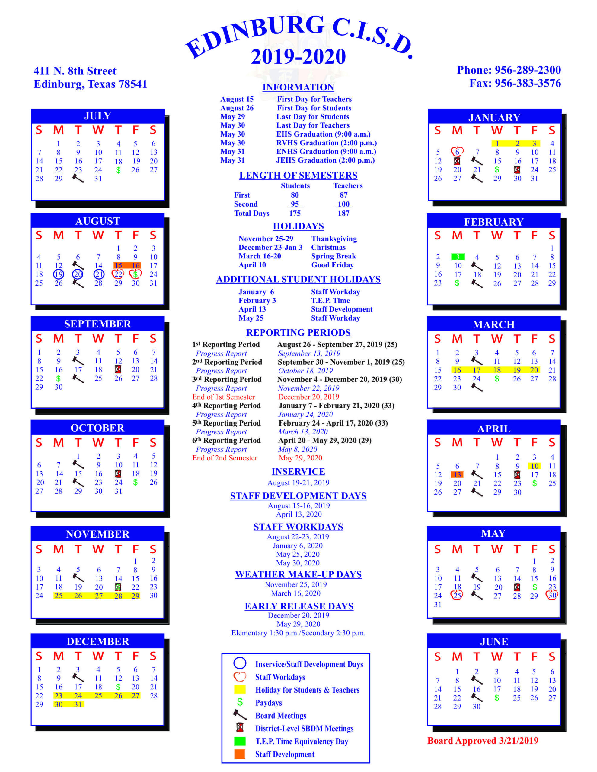 Ector County Isd Calendar