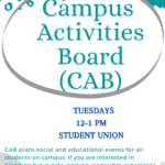 Campus Activities Board CAB UWM Washington County