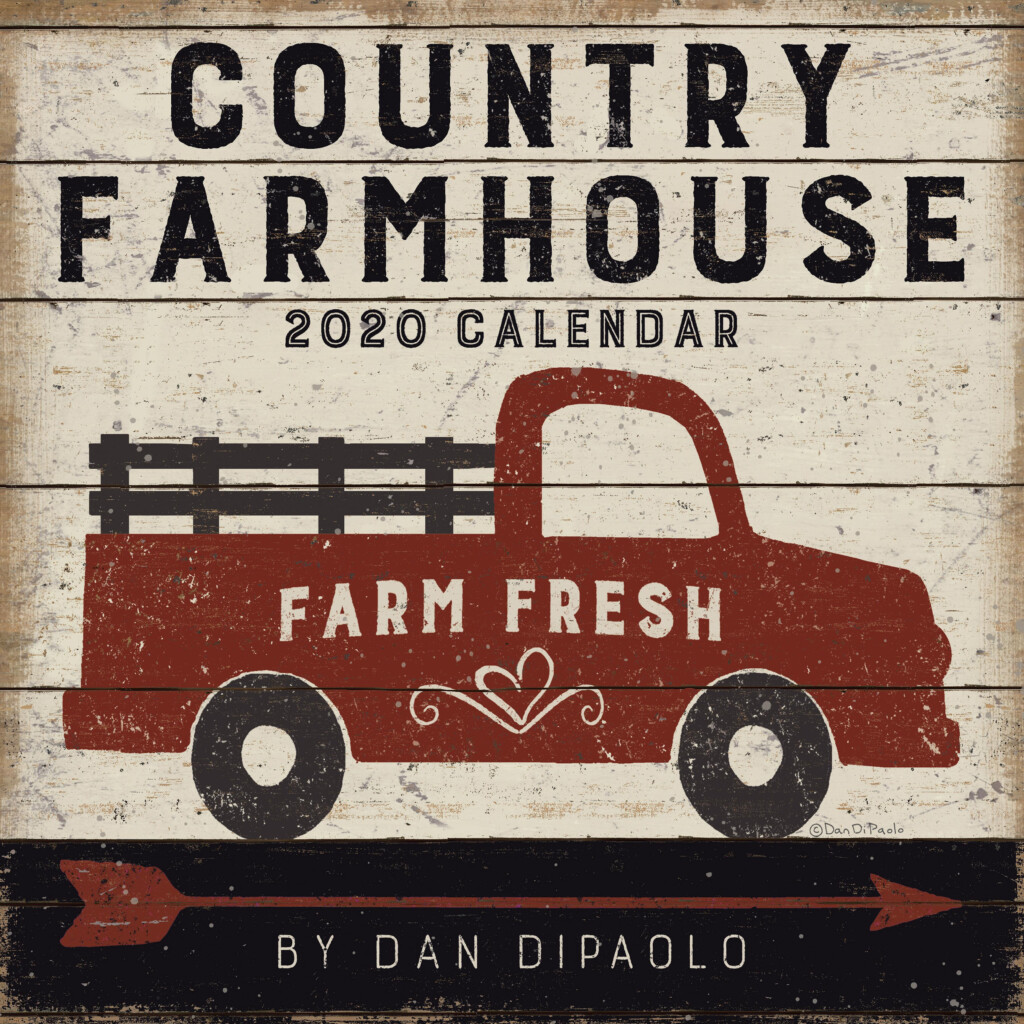 Country Farmhouse 2020 Wall Calendar Other Walmart