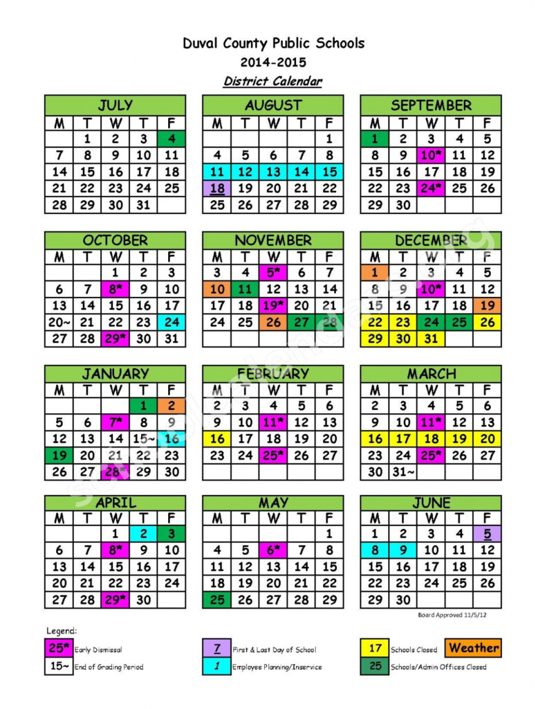 Duval Schools Calendar Qualads