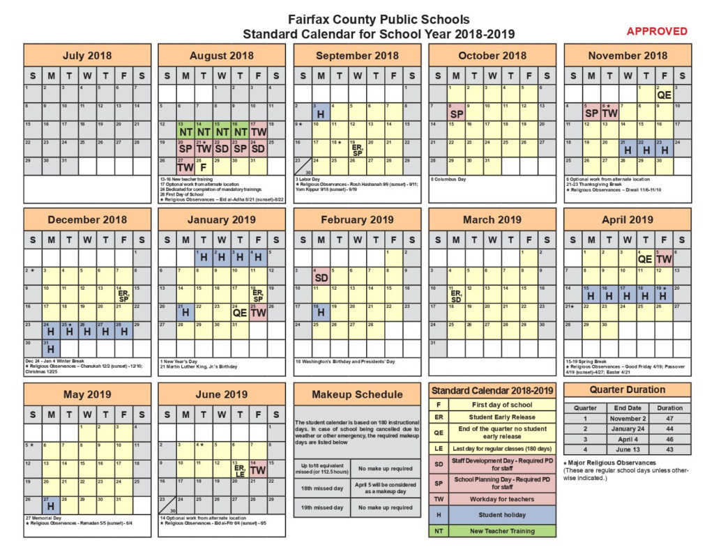 Fairfax County Public Schools 2022 22 Calendar 2022 Schoolcalendars