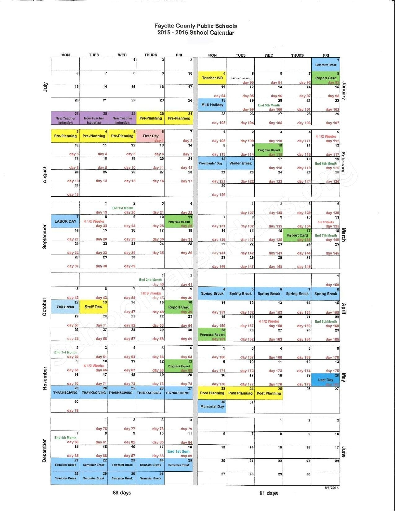 Fayette County Calendar CountyCalendars net