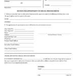 Fillable Form Ccdr N030 Motion For Appointment Of Special Process