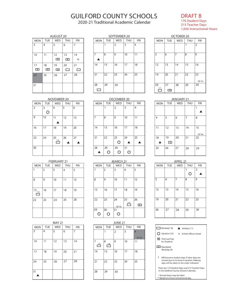 Gcsnc Calendar