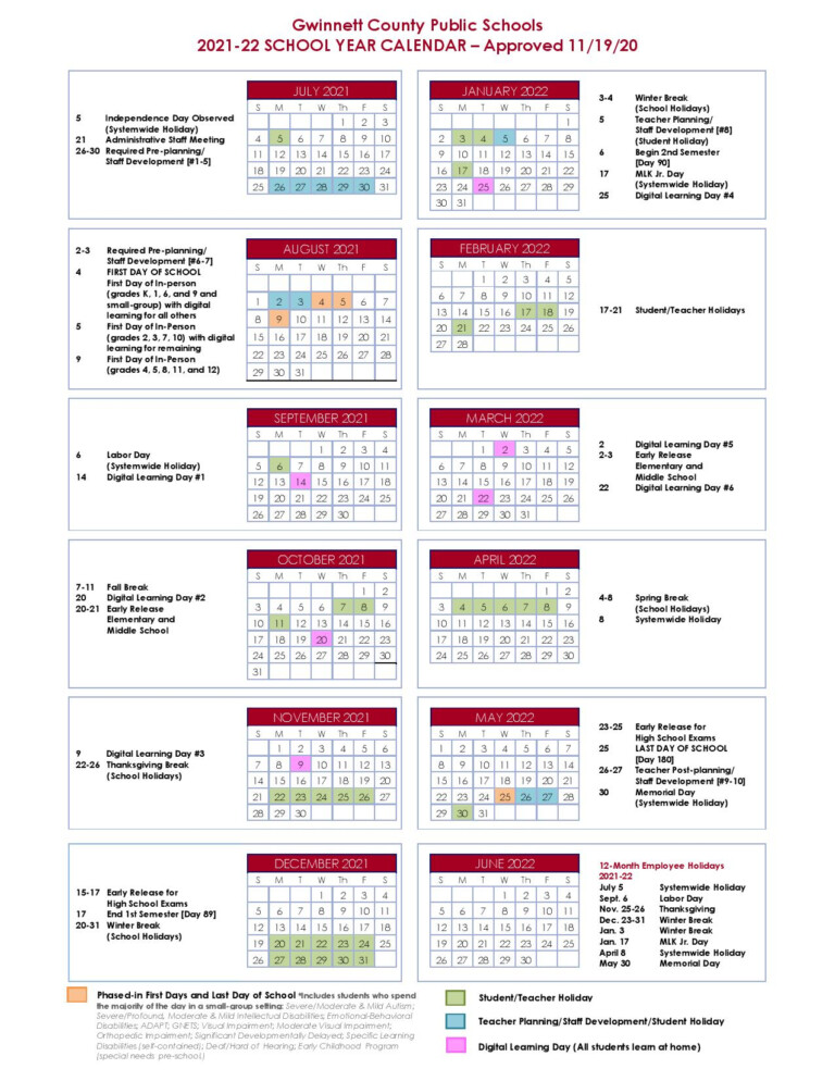 County Calendar