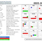 Houston County Schools Calendar 2022 2023 In PDF