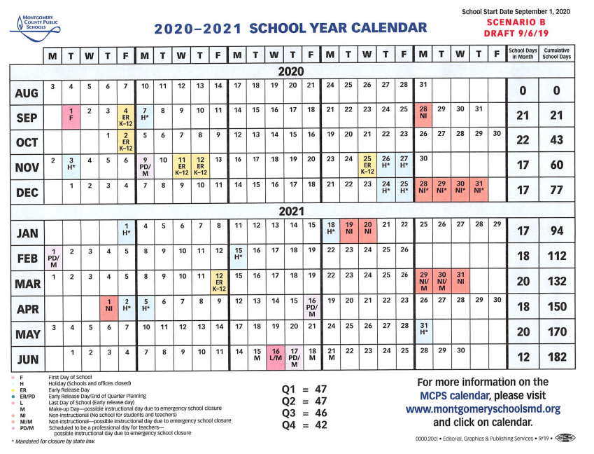 Howard County Public Schools Calendar 2021 Schools Calendar 2021