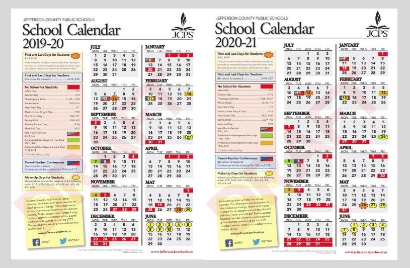 JCPS School Board Approves 2019 20 And 2020 21 Calendars JCPS
