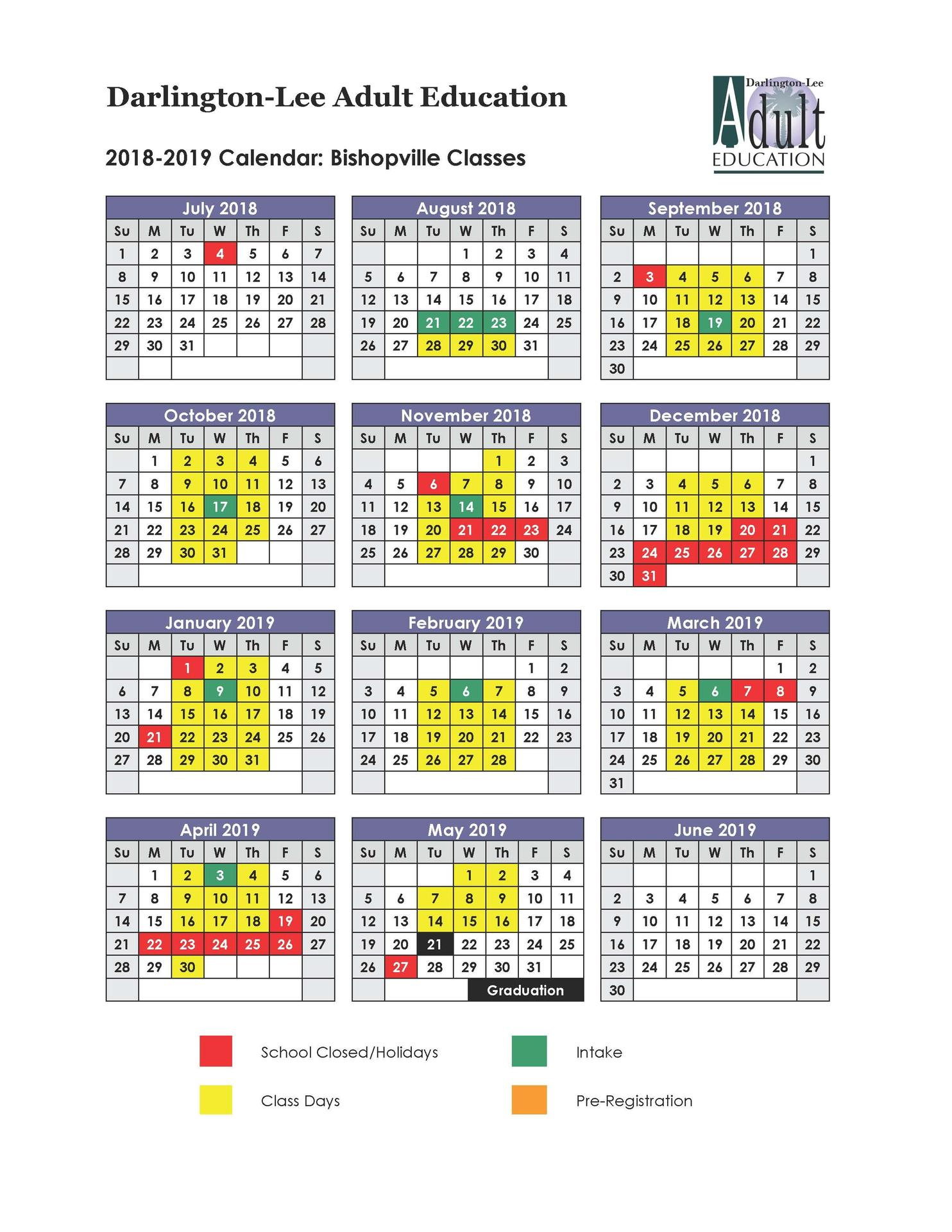 Kershaw County School District Calendar Academic Calendar 2022 From