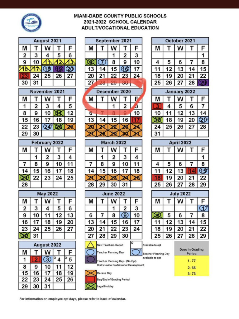 Miami Dade Calendar 2022 2023 February 2022 Calendar