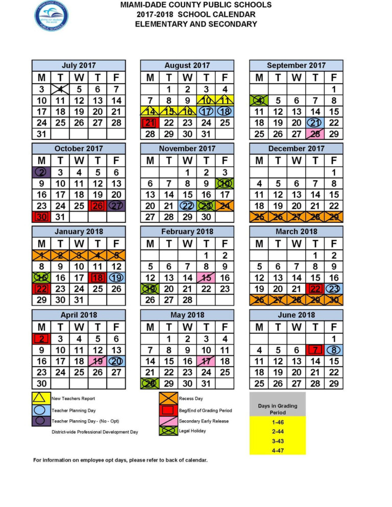 Dadeschools Calendar - CountyCalendars.net