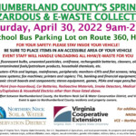 Northumberland County Spring 2022 Hazardous Waste E Waste Collection