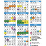 Official 2021 22 Broward County Public Schools Color Calendar