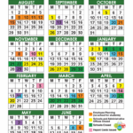 Official 2022 23 Broward County Public Schools Color Calendar Coral