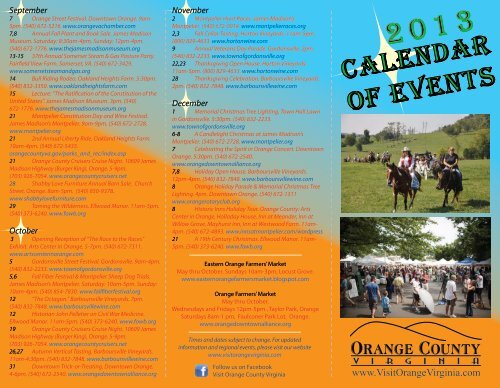 Orange County Events Calendar Orange County California