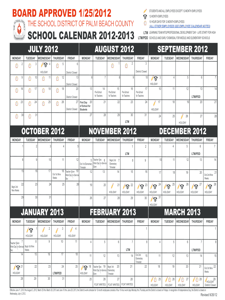 Palm Beach County School Calendar 22 23 2022 Schoolcalendars