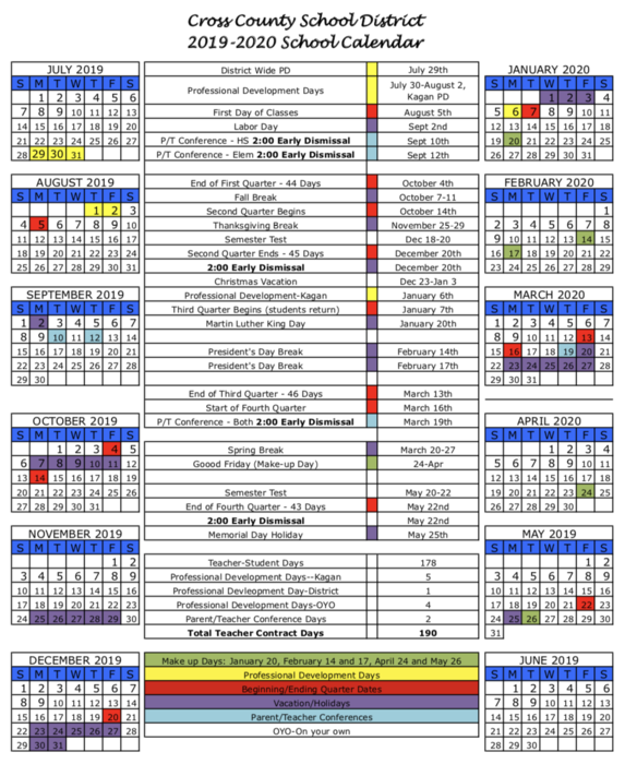 Prince William County Schools Calendar 2019 2020 CALENDAR ONLINE 2019