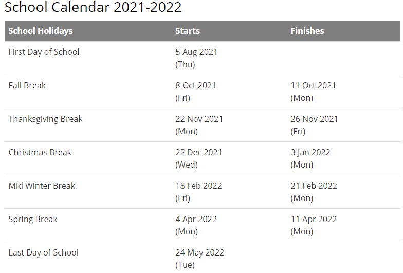 Richmond County School Calendar 22 23 2022 Schoolcalendars